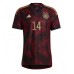 Herren Fußballbekleidung Deutschland Jamal Musiala #14 Auswärtstrikot WM 2022 Kurzarm